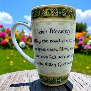 Clara Crafts Gaelsong Irish Blessing Celtic Mug - 14 fl. oz.